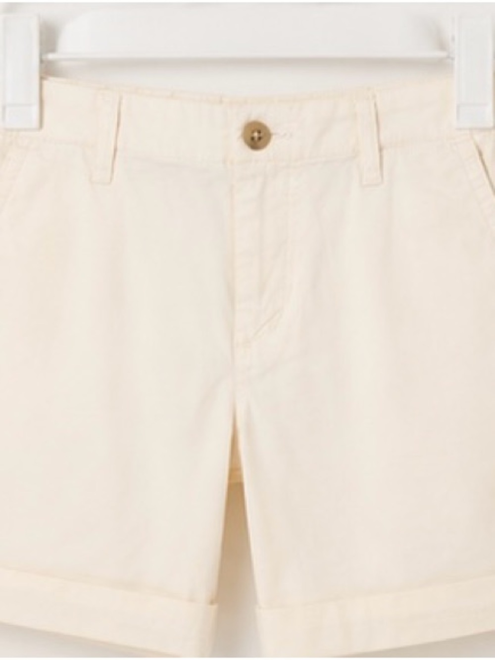 Old Navy Everyday Bermuda Shorts | Size Small | Ivory/Cream | NWT - Picture 3 of 6